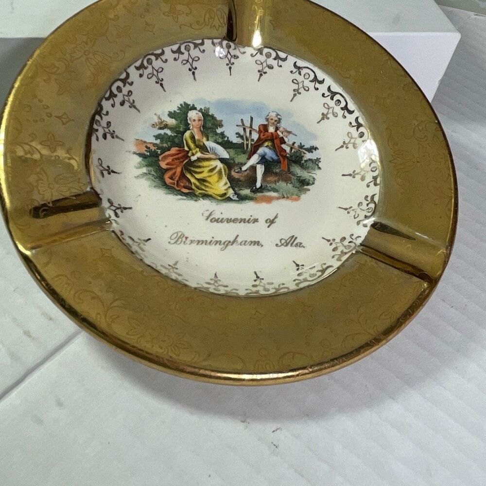 VTG Crest-O-Gold China Birmingham, Ala ashtray. Sabin Industries